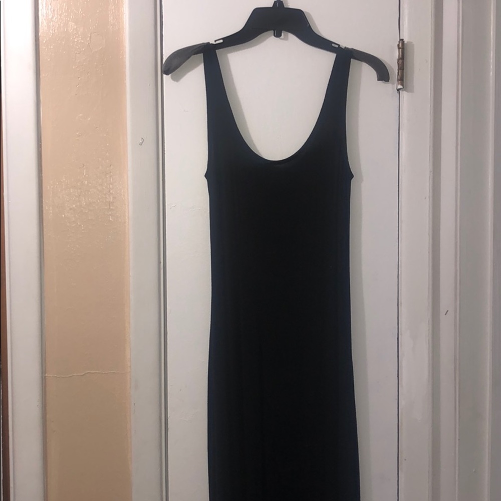 Black maxi dress